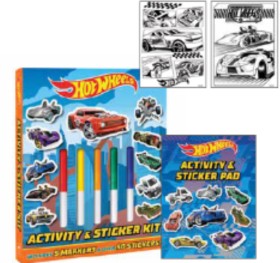 NEW-Hot-Wheels-Activity-Sticker-Kit on sale