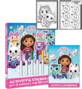 NEW-Gabbys-Dollhouse-Activity-Sticker-Kit on sale