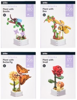 Mini-Blocks-Flower-Series-Plant-with-Insect-Assorted on sale