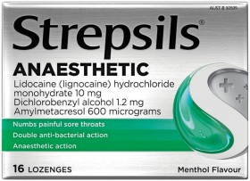 Strepsils-Anaesthetic-Menthol-Flavour-16-Lozenges on sale