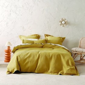 Linen-House-Henderson-Honey-Quilt-Cover-Set on sale