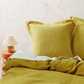 Linen-House-Henderson-Honey-European-Pillowcase on sale