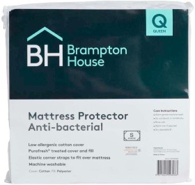 Brampton-House-Anti-Bacterial-Strapped-Mattress-Protector on sale