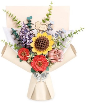 Robotime-Wooden-Bloom-Bouquet on sale