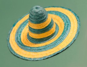 Green-Gold-Sombrero on sale