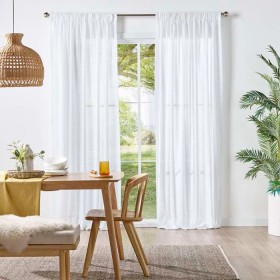 40-off-Neutrals-Sheer-Pencil-Pleat-Curtains on sale