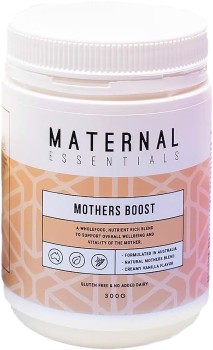 Maternal-Essentials-Mothers-Boost-Vanilla-300g on sale