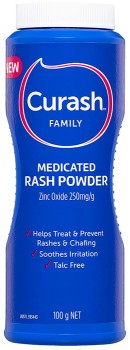 Curash-Family-Talc-Free-Medicated-Rash-Powder-100g on sale