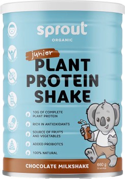 Sprout-Organic-Junior-Plant-Protein-Shake-Chocolate-Milkshake-660g on sale