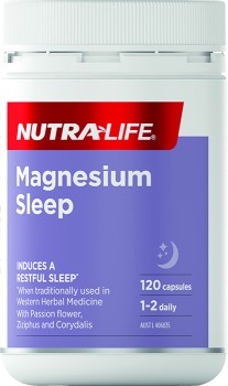 Nutra-Life-Magnesium-Sleep-120-Capsules on sale
