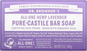 Dr-Bronners-Pure-Castile-Bar-Soap-Lavender-140g on sale
