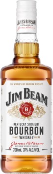 Jim-Beam-White-Label-Kentucky-Straight-Bourbon-Whiskey-700mL on sale