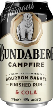 Bundaberg-Campfire-Bourbon-Barrel-Finished-Rum-Cola-6-375ml-Can on sale