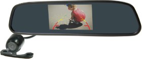 Gator-43-Clip-on-Rearview-Mirror-with-Reverse-Monitor-Camera-Kit on sale