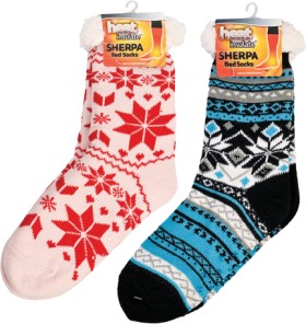 Heat-Insulate-Bed-Socks-Assorted-Desgns on sale