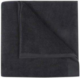 Malmo-Cotton-Bath-Towel-Black on sale