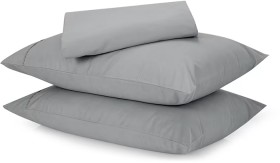 250-Thread-Count-Cotton-Rich-Sheet-Set-Queen-Bed-Grey on sale