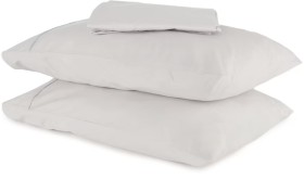 250-Thread-Count-Cotton-Rich-Sheet-Set-Queen-Bed-Oatmeal on sale