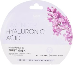 OXX-Skincare-Biodegradable-Sheet-Mask-Hyaluronic-Acid-and-Lavender-Extract on sale