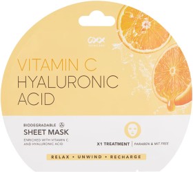 OXX-Skincare-Biodegradable-Sheet-Mask-Vitamin-C-and-Hyaluronic-Acid on sale