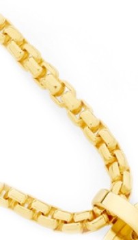 9ct-Gold-55cm-Solid-Rounded-Box-Chain on sale