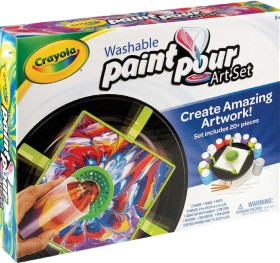 Crayola-Washable-Paint-Pour-Art-Set on sale