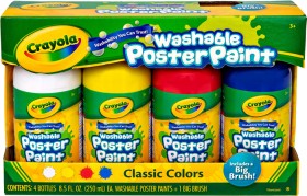 Crayola-Washable-Poster-Paint-A-Pack-Classic-Colors on sale