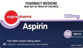 Mayne-Pharma-Aspirin-112-Tablets on sale