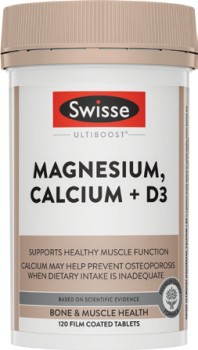 Swisse-Ultiboost-Magnesium-Calcium-D3-120-Tablets on sale