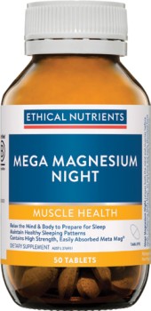 Ethical-Nutrients-Mega-Magnesium-Night-50-Tablets on sale