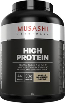 Musashi-High-Protein-Vanilla-2kg on sale