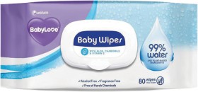 BabyLove-Baby-Water-Wipes-80-Pack on sale