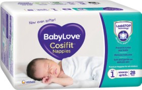 Babylove-Nappy-Pants-28-Pack on sale