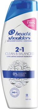Head-Shoulders-2in1-Clean-Balanced-350mL on sale
