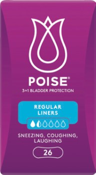 Poise-Liners-Regular-26-Pack on sale