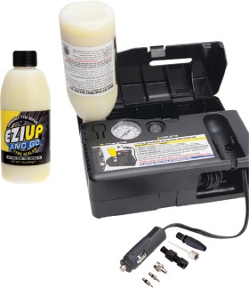 Ezi-Up-Air-Compressor-with-Tyre-Sealant on sale