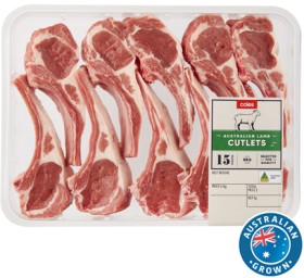 Coles-Australian-Lamb-Cutlets on sale