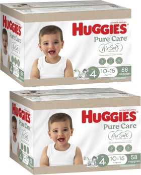 Huggies-Ultimate-Jumbo-Nappies-52-Pack-72-Pack on sale