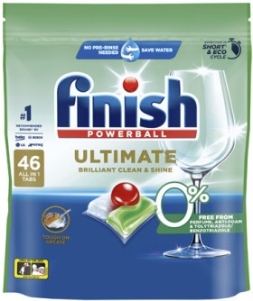 Finish-Ultimate-0-Dishwashing-Tablets-46-Pack on sale