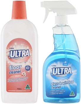 Coles-Ultra-Floor-Cleaner-or-Glass-Window-Cleaner-750mL on sale