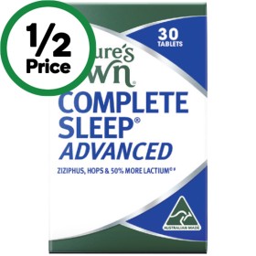Natures-Own-Complete-Sleep-Advanced-Tablets-Pk-30 on sale