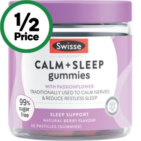 Swisse-Ultiboost-Calm-Sleep-Gummies-Pk-60 on sale