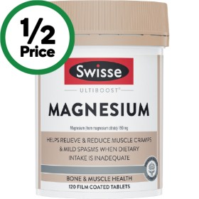 Swisse-Ultiboost-Magnesium-Tablets-Pk-120 on sale