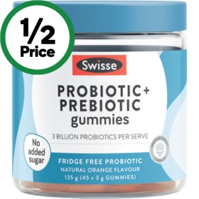 Swisse-Adult-Probiotic-Prebiotic-Gummies-Pk-45 on sale