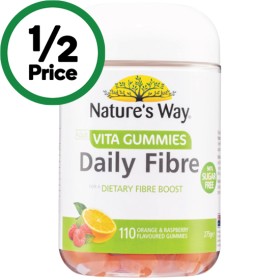 Natures-Way-Fibre-Vita-Gummies-Pk-110 on sale