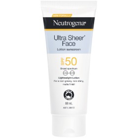 Neutrogena-Ultra-Sheer-Face-Lotion-Sunscreen-SPF50-88ml on sale