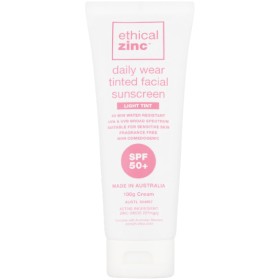 Ethical-Zinc-Daily-Wear-Tinted-Facial-Sunscreen-SPF50-100g on sale
