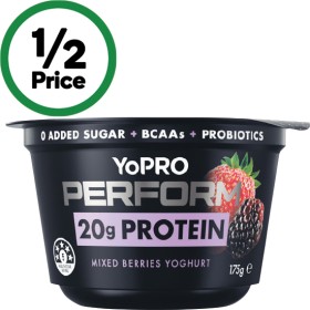 YoPRO-Perform-High-Protein-Yoghurt-175g-From-the-Fridge on sale