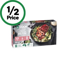 Woolworths-COOK-Slow-Cooked-Chinese-Style-BBQ-Pork-with-Char-Siu-Sauce-560g on sale