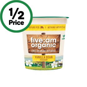 Fiveam-Organic-Yoghurt-170g-From-the-Fridge on sale